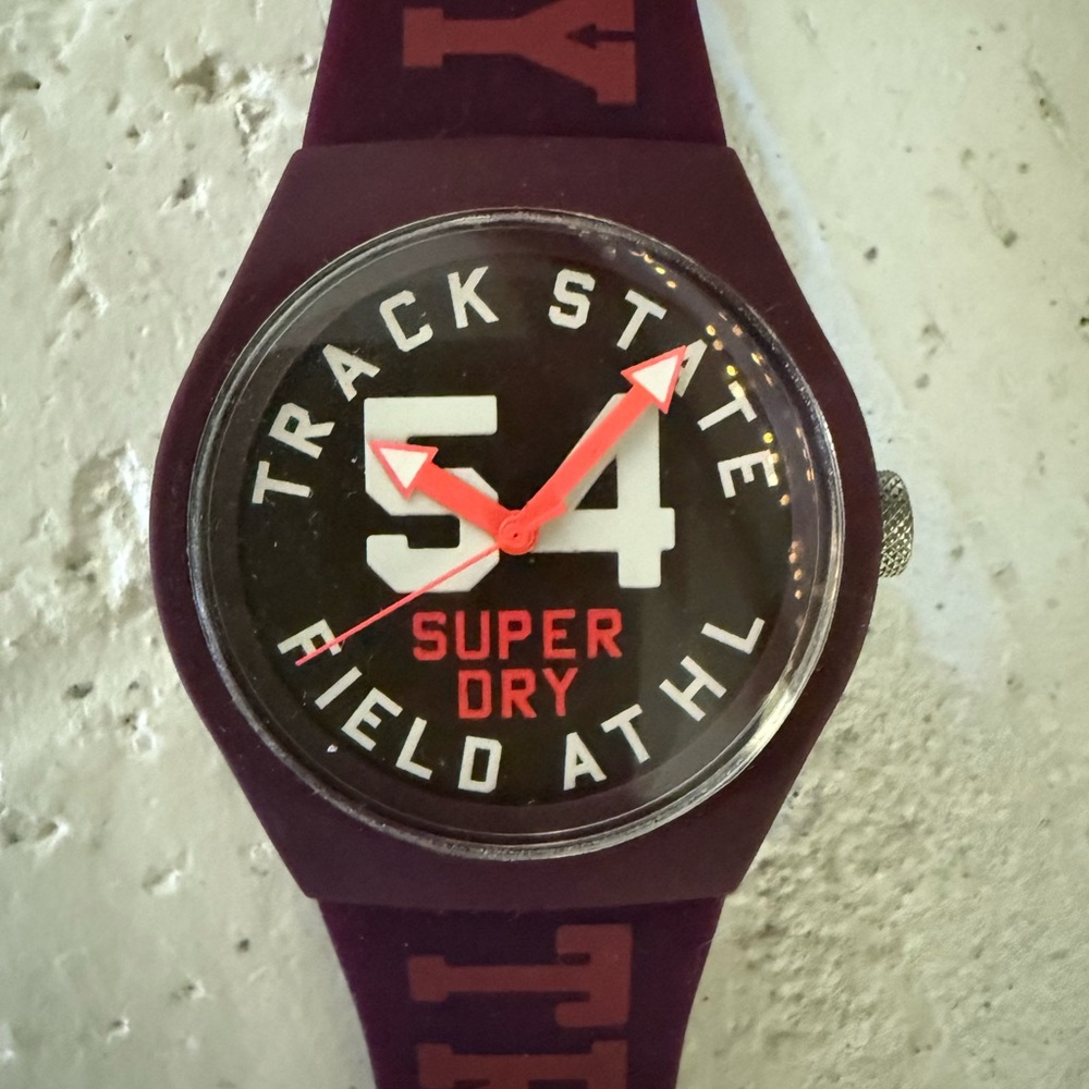 Superdry Purple Athletic Watch